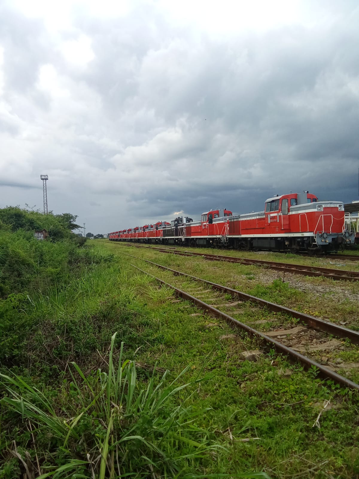 Locomotive handover.
