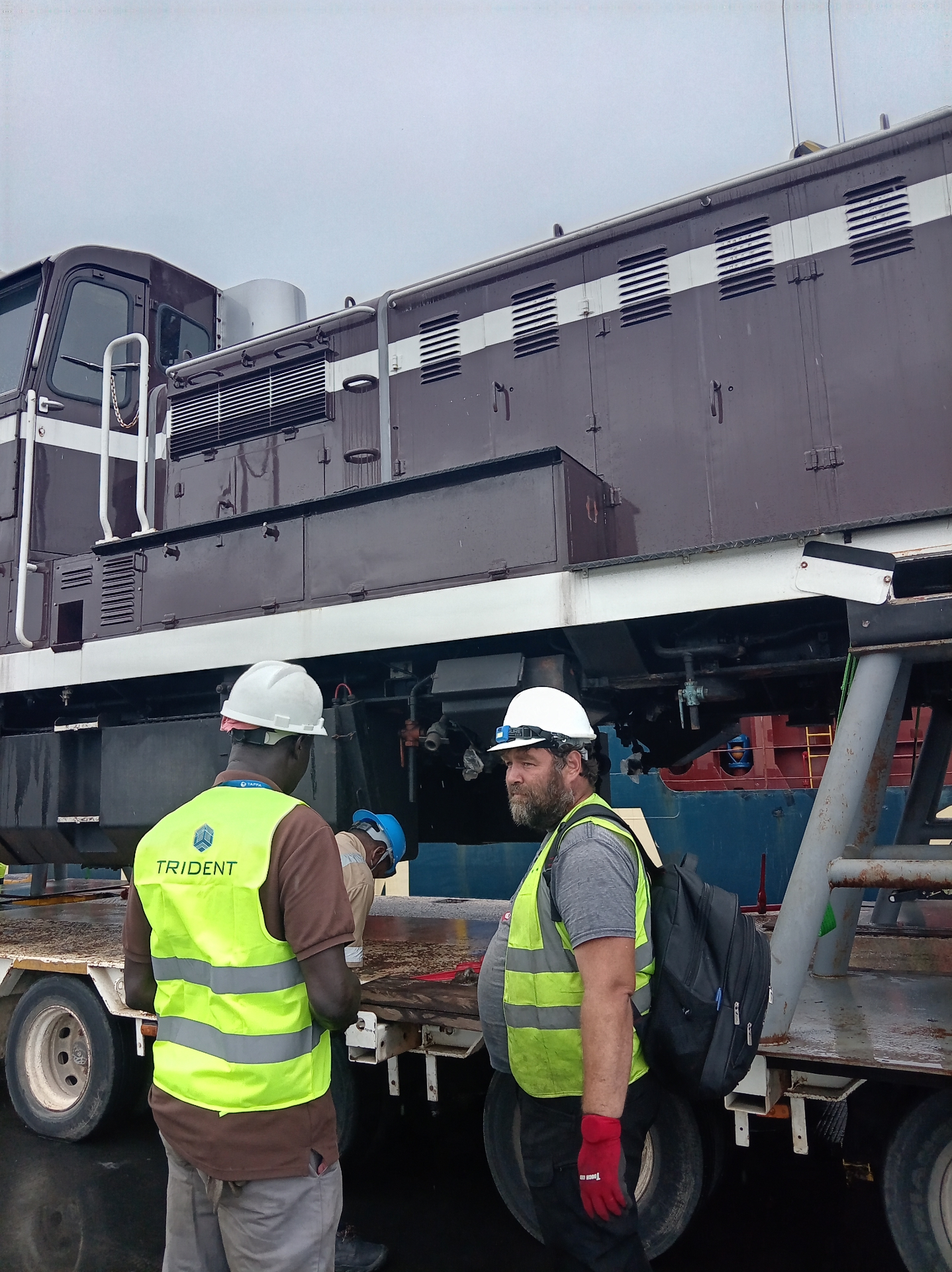Locomotive handover.
