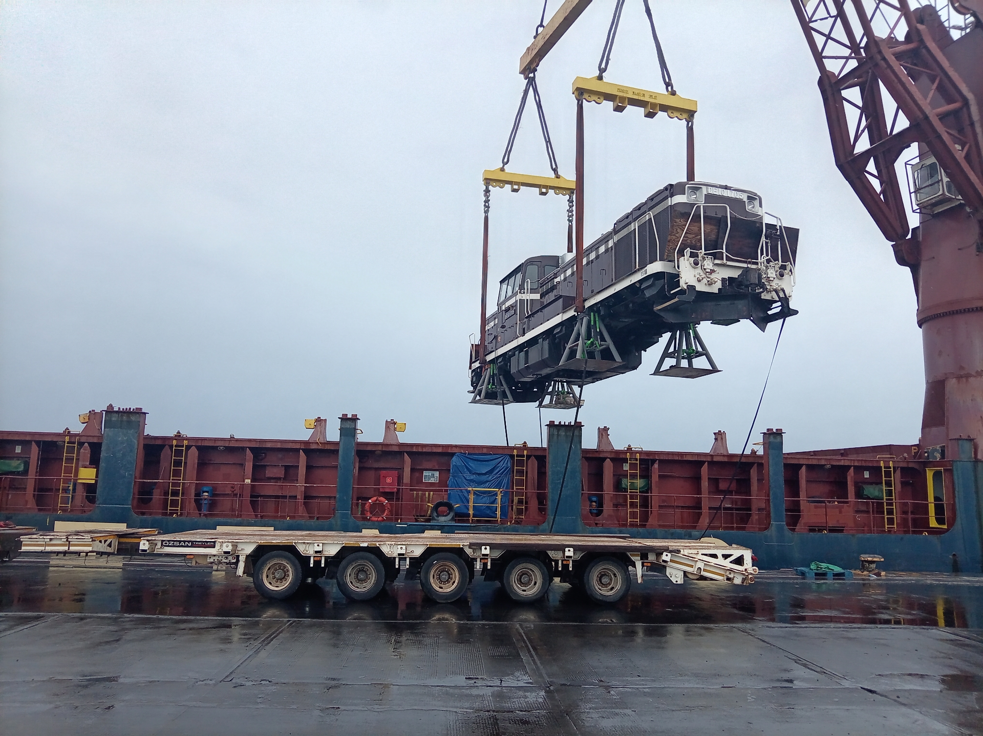 Locomotive handover.